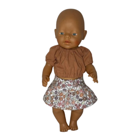 croptop en rok naaipatroon 2637 KicKenStoffen 