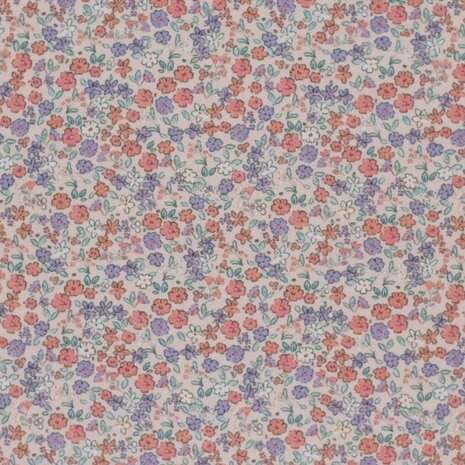 Jersey-Cotton-Pretty-Flower-Clay-Pink
