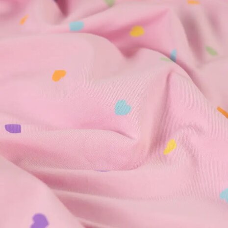 roze hartjes tricot Qjutie kids