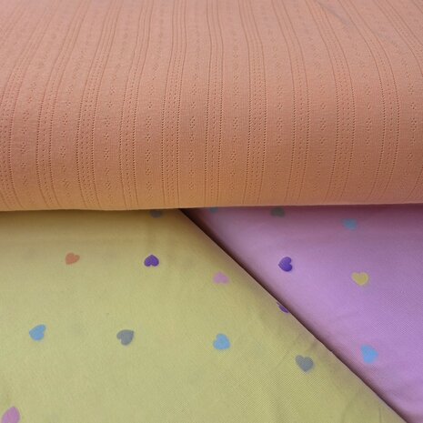  hartjes tricot en pointelle Qjutie kids