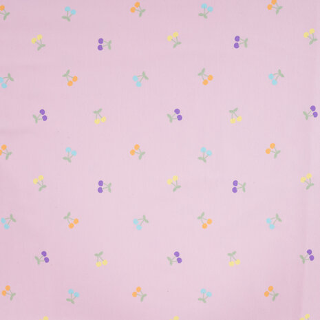 roze kersjes tricot Qjutie kids K10361-130