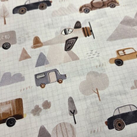 Swessie roadtrip digitale katoen kickenstoffen