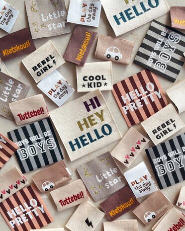 Leuke naailabels bij KicKenStoffen