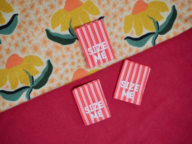 Label Size me kickenstoffen