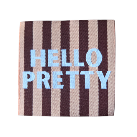Label Hello pretty