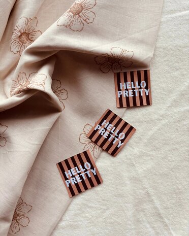 Label Hello pretty