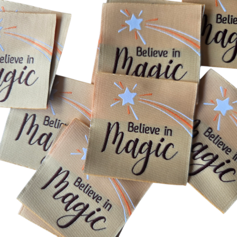 Label Believe in magic