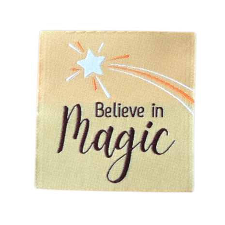 Label Believe in magic