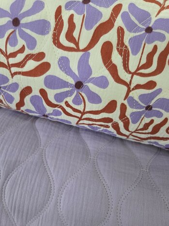 gewatteerde lila stoffen Poppyfabrics
