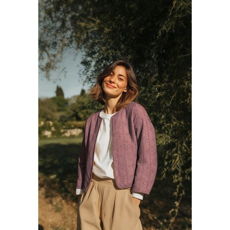 Poppy gestepte hydrofiel met kersen en strepen 02967.049