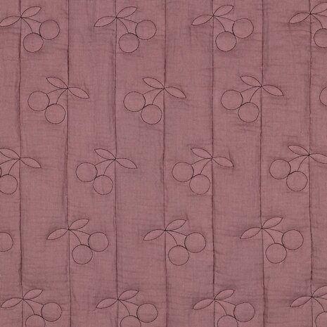 Poppy gestepte hydrofiel met kersen en strepen 02967.049