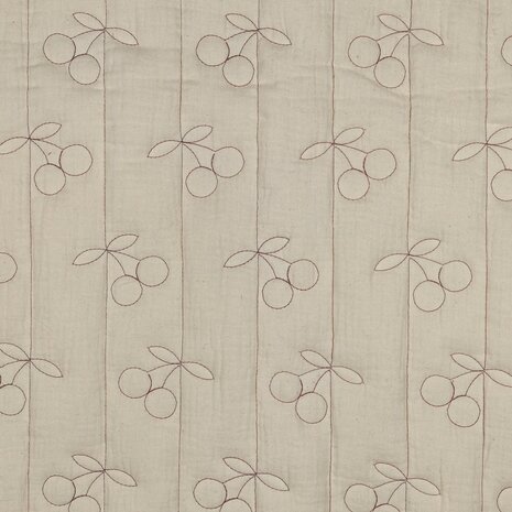 Poppy gestepte hydrofiel met kersen en strepen 02967.062