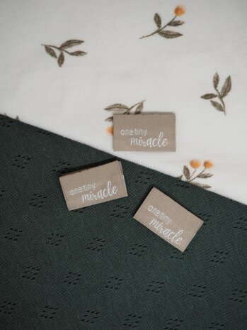 Label Ony tiny miracle kickenstoffen