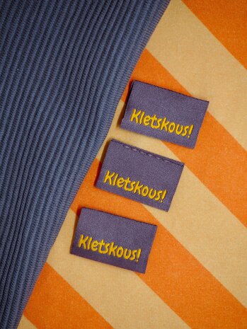 Label Kletskous kickenstoffen