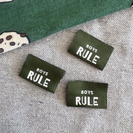 Label boys rule kickenstoffen