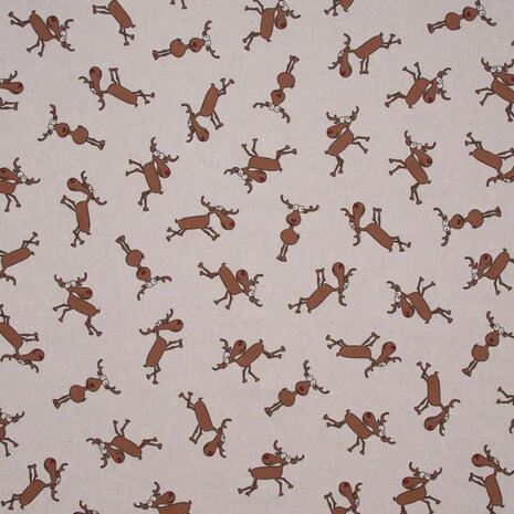 linnen canvas Moose Funny Com