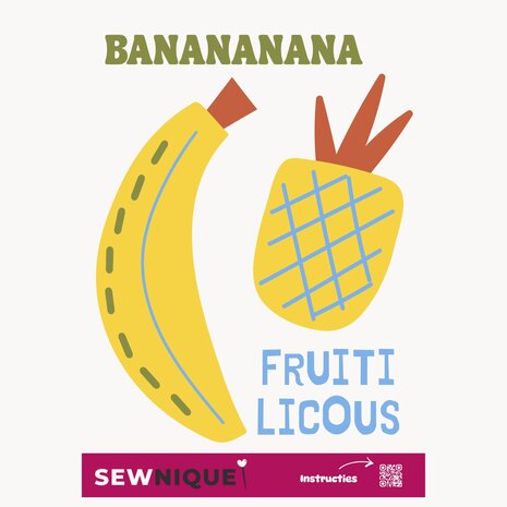 Strijkapplicatie set A5 - Fruitilicous