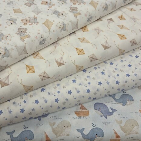 kinder katoentjes Udi Beebsstofjes van KicKenStoffen