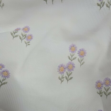 Pastel lila zonnebloemen