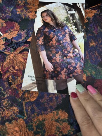 04526.001_dress Noelle brokaat stof uit poppy 27