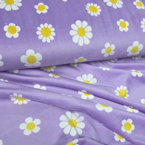 chilly printed daisy violet