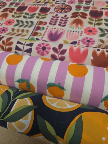 poppy fabrics coated cottons - kickenstoffen