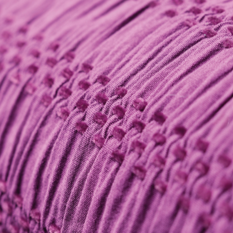 andere kleur chenille jacquard stof Poppy close up