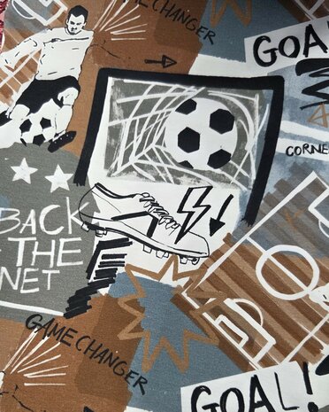 voetbal tricot Poppyfabrics