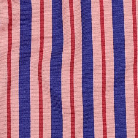 Canvas Strepen Poppy &ndash; roze blauw