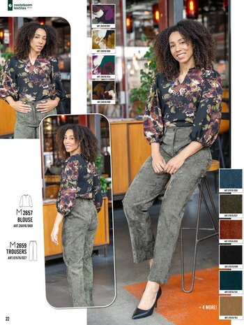 My Image 33 &ndash; Dames Naaipatronen Herfst en Winter - blouse en pantalon