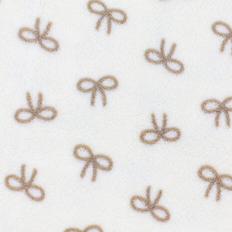 Curly-Teddy-Bow-Tie-Natural-Beige-kickenstoffen