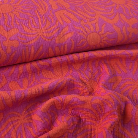 25270 muslin printed tropical