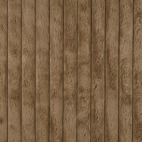 faux fur stripes beige - 04696.002