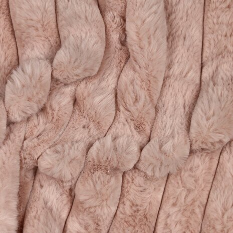 faux fur stripes ecru - kickenstoffen 04696.003