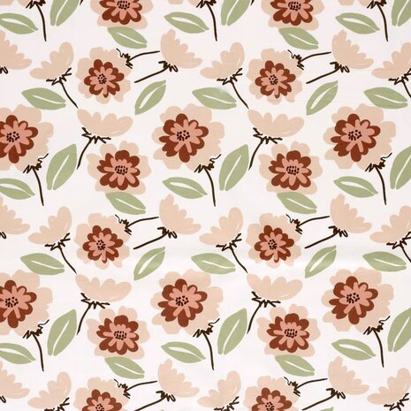 26660-051 zacht gekleurde bloemen french terry