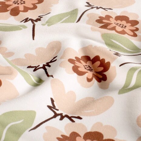 26660-051 zacht gekleurde bloemen frenchterry