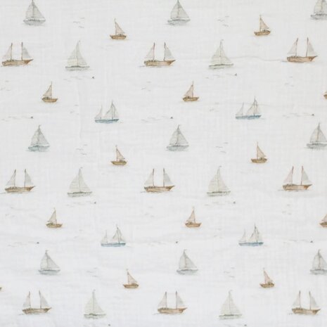 Double-Gauze-Fabric-Sailboats-BEEBSstofjes