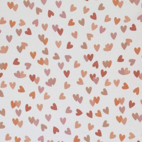 Rib-Knit-Jersey-Fabric-Multicolor-Hearts-Beige-BEEBSstofjes