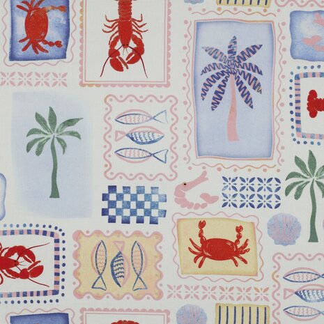 summer patchwork digital canvas 06738.003