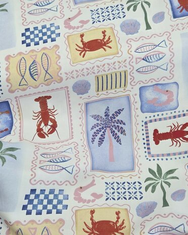 Canvas summer patchwork &ndash; katoenen canvas  Poppy Fabrics