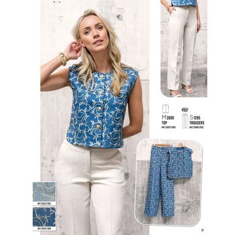 My Image 32 - naaimagazine damesmode denim top en denim broek