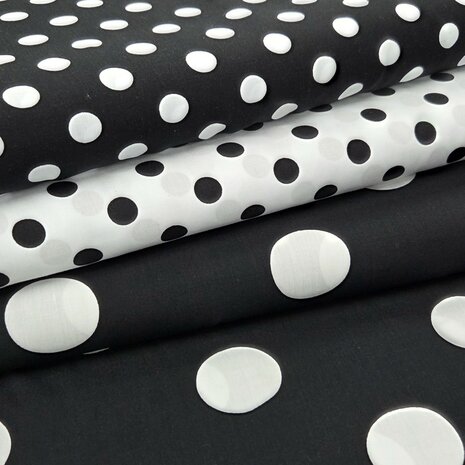 07445 viscose radiance polka dots