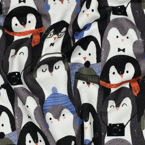 Digitale sweat pingu&iuml;ns &ndash; Poppy Fabrics 01947.002