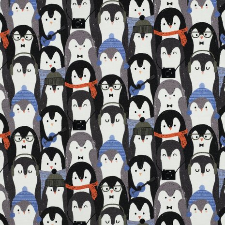 Digitale sweat pingu&iuml;ns &ndash; Poppy Fabrics 01947.002