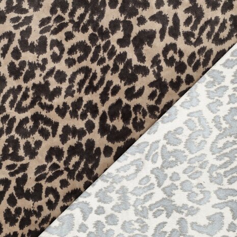 Knitted Super Soft Animal Skin zandbeige  Poppy Fabrics 04967.002_kickenstoffen
