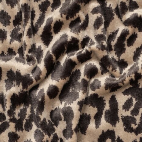 Knitted Super Soft Animal Skin zandbeige  Poppy Fabrics 04967.002_kickenstoffen