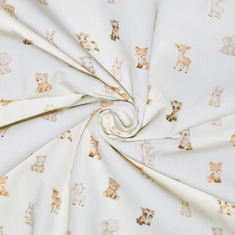 Poplin-Cotton-Newborn-Animals-2-kickenstoffen