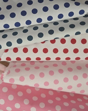 polka dots katoen BEEBSstofjes - kickenstoffen 