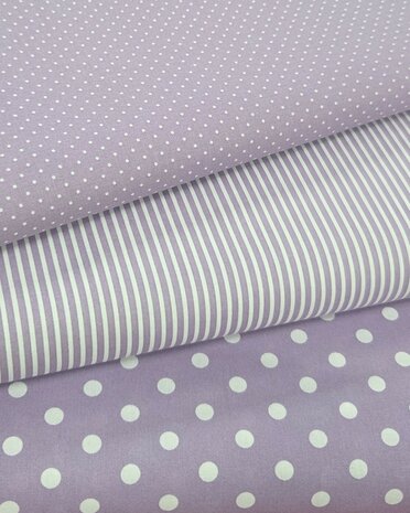 Poppy katoen stippen polkadots en streepjes KicKenStoffen (1)
