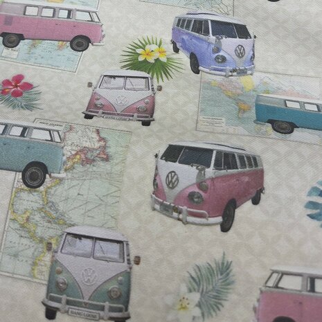 Qjutie Half Panama Volkswagen Summer Canvas